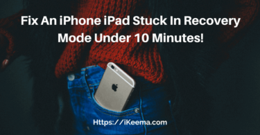 Fix An iPhone iPad Stuck In Recovery Mode Under 10 Minutes!