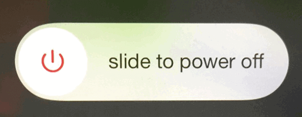 Slide To Power Off The iPhone