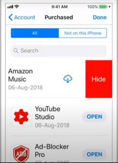 Swipe Left To Hide App On iPhone
