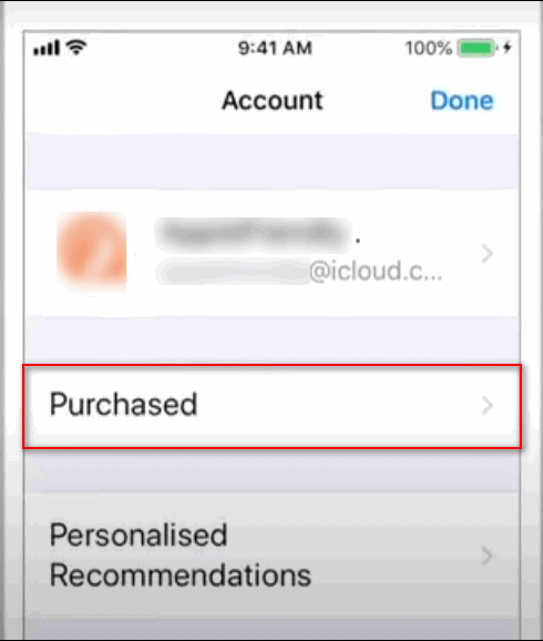 Login to icloud and tap purchased to see app icloud